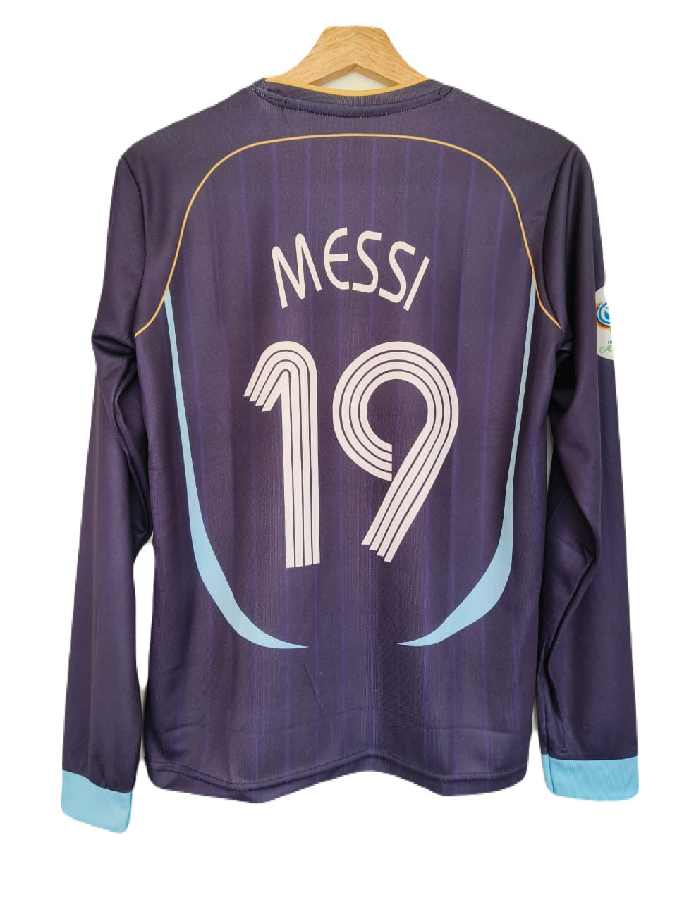 Argentina 2006 away full sleeve leo messi - vintage fc